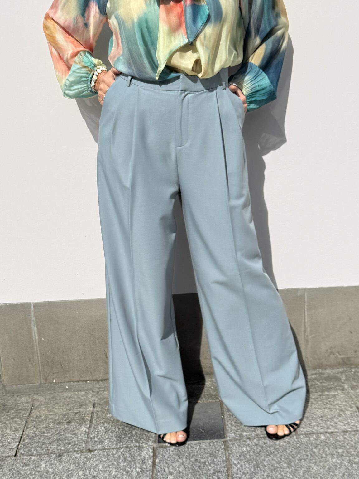 pantalon large fluide sauge grace & mlla (ted)