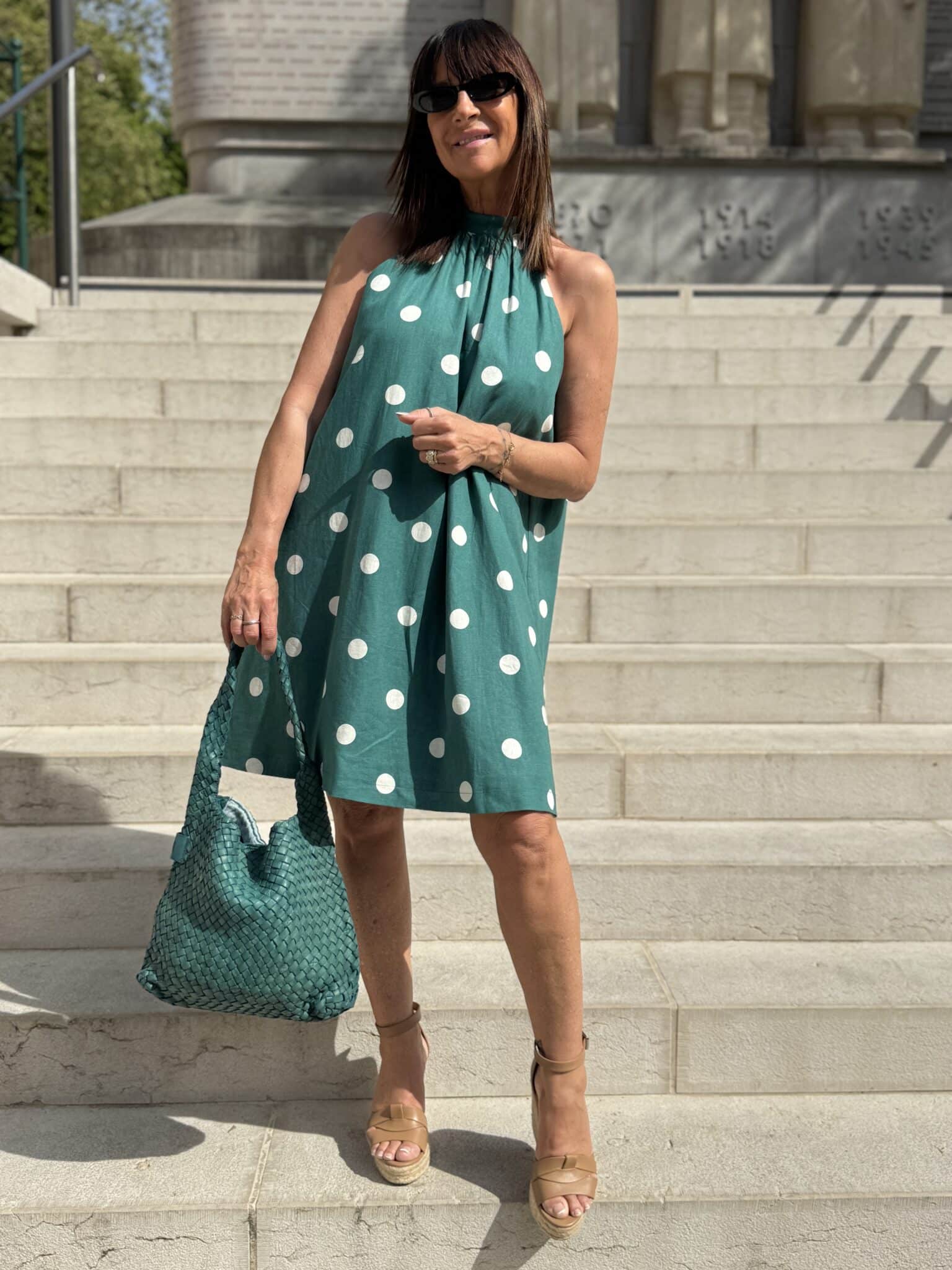 robe courte pois grace & mila warna