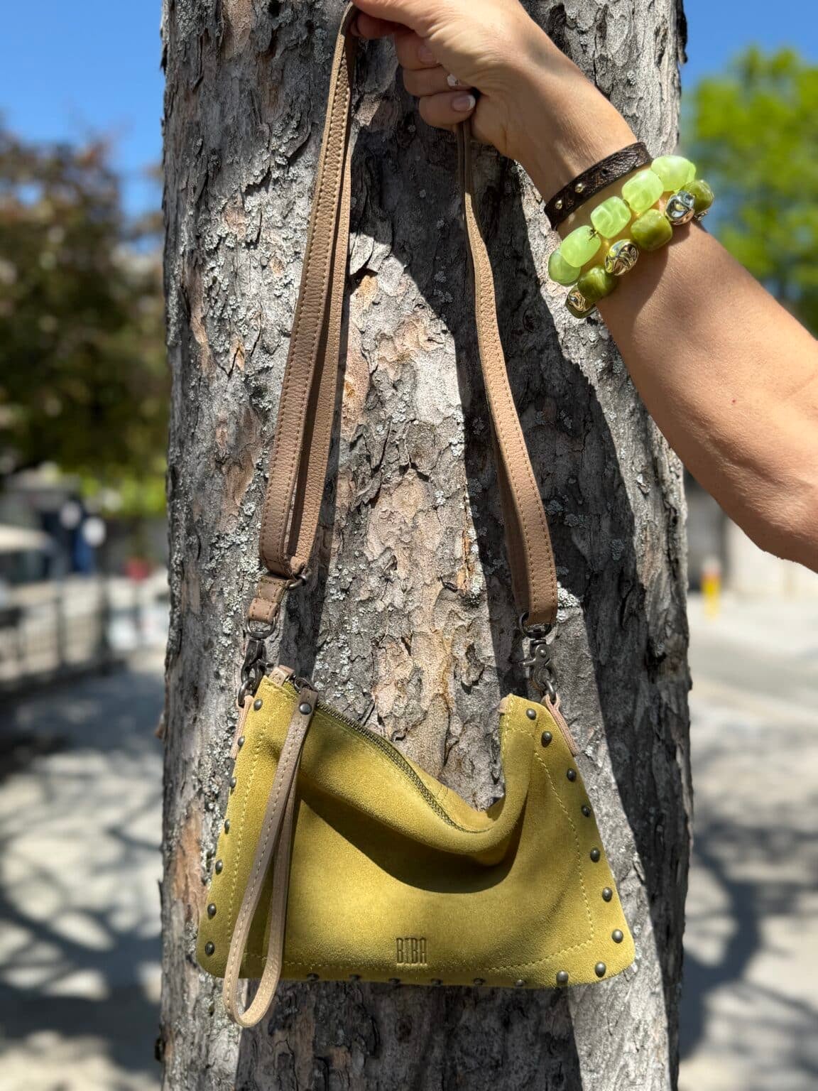 sac bandoulière en cuir perry "lima" biba