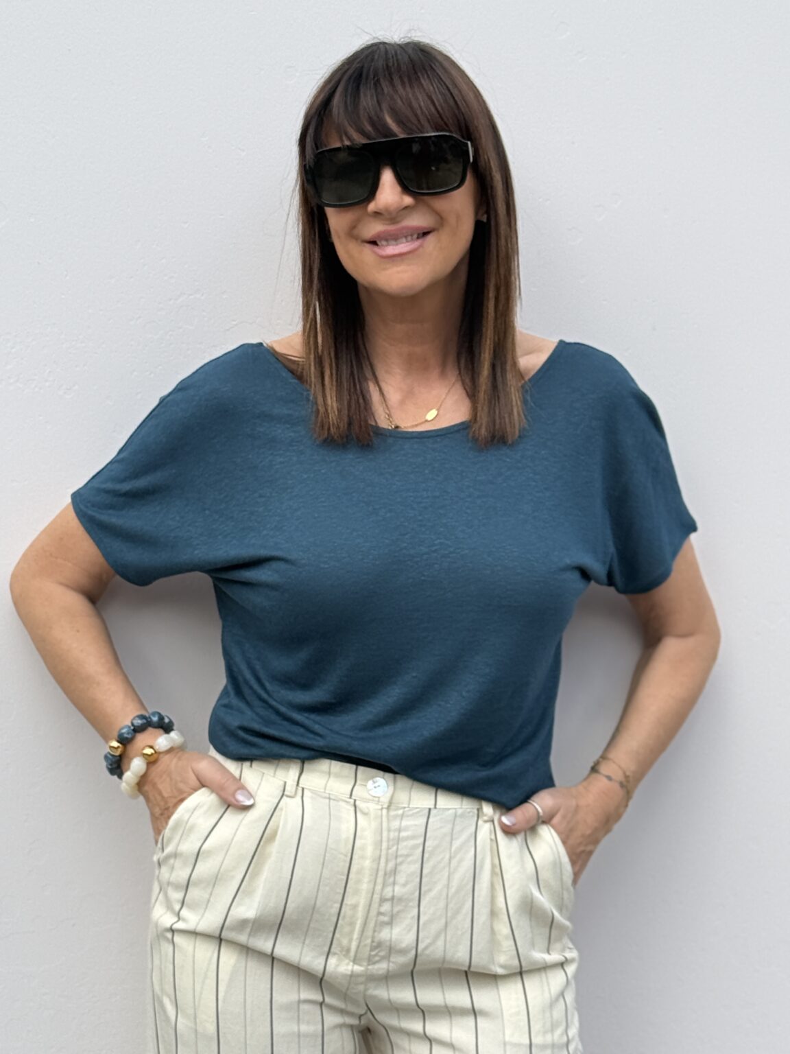 t shirt réversible écru nice things