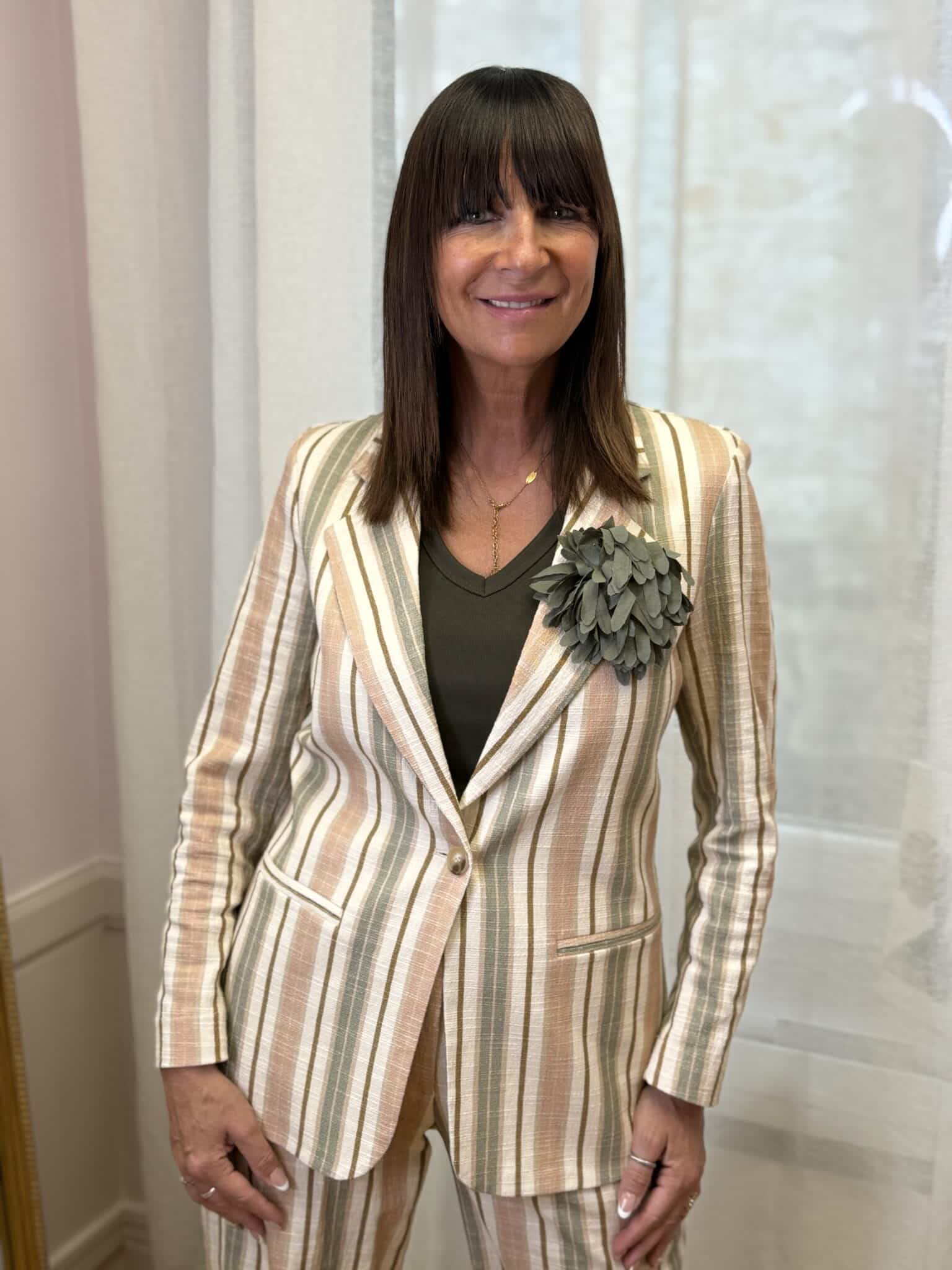 veste blazer pastel avec fleur dixie (amb)