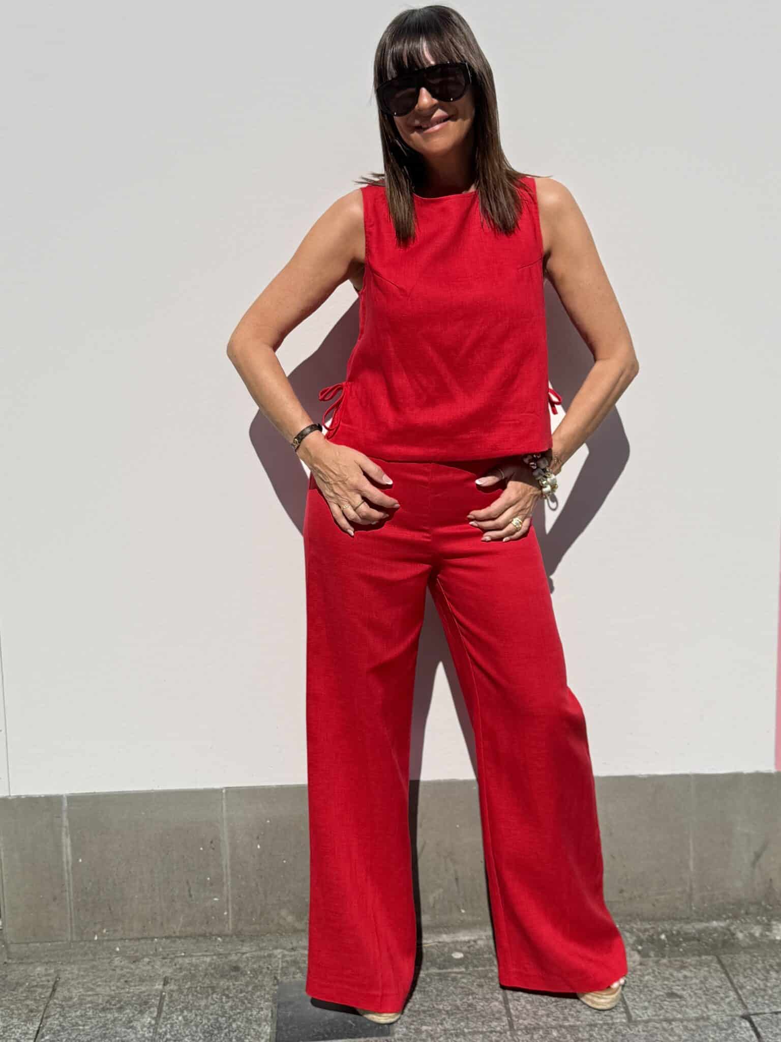 top rouge effet lin grace&mila (amb)