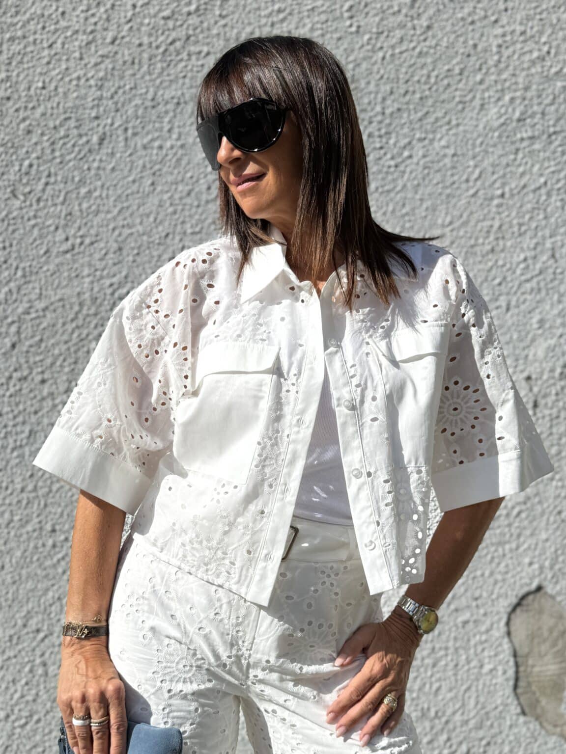chemise ajourée blanche vicky mood
