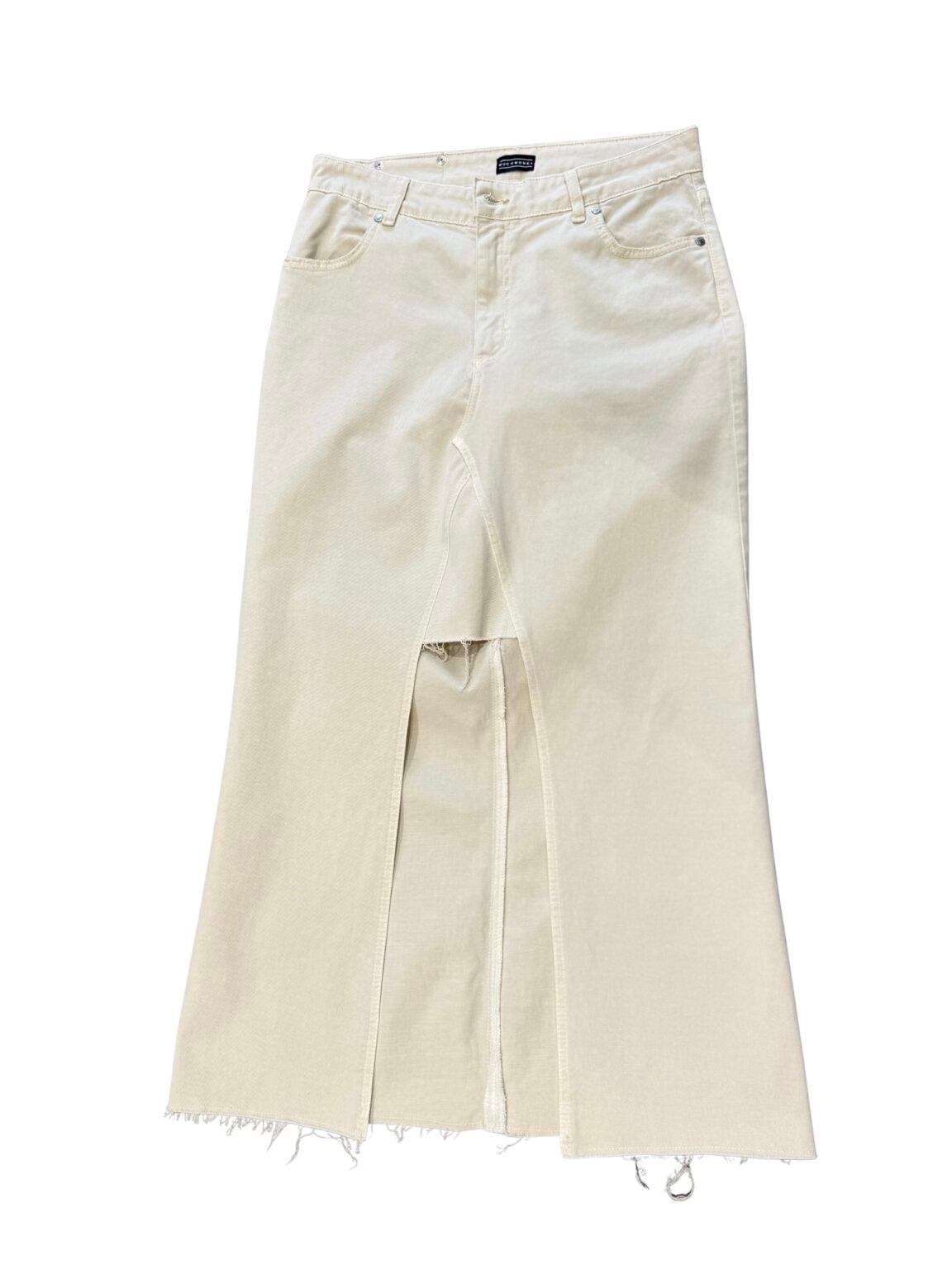jupe longue beige muchmoney