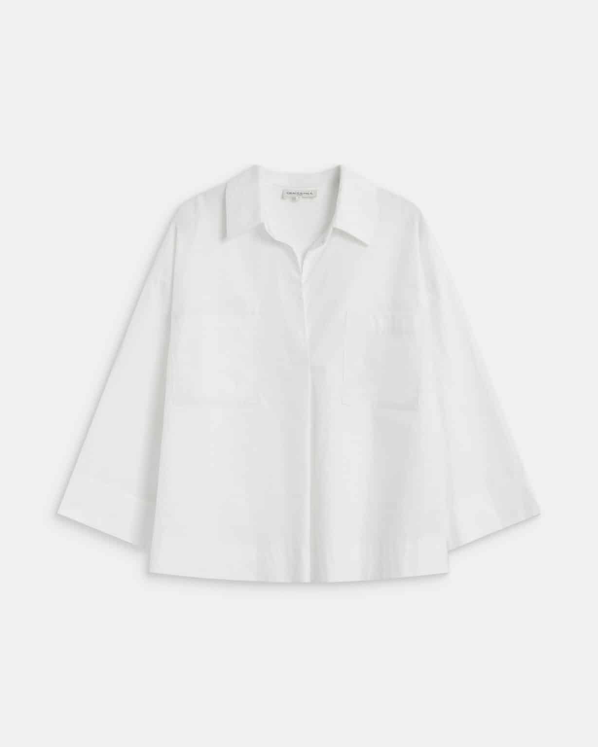 chemise oversize blanche grace et mila