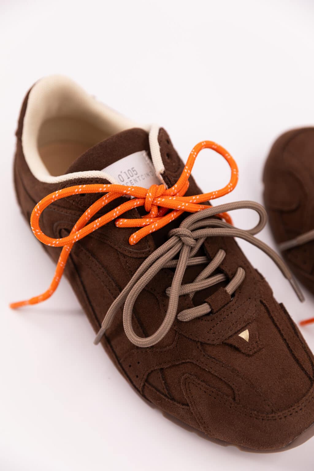 baskets à lacets brown cosmo 0.105