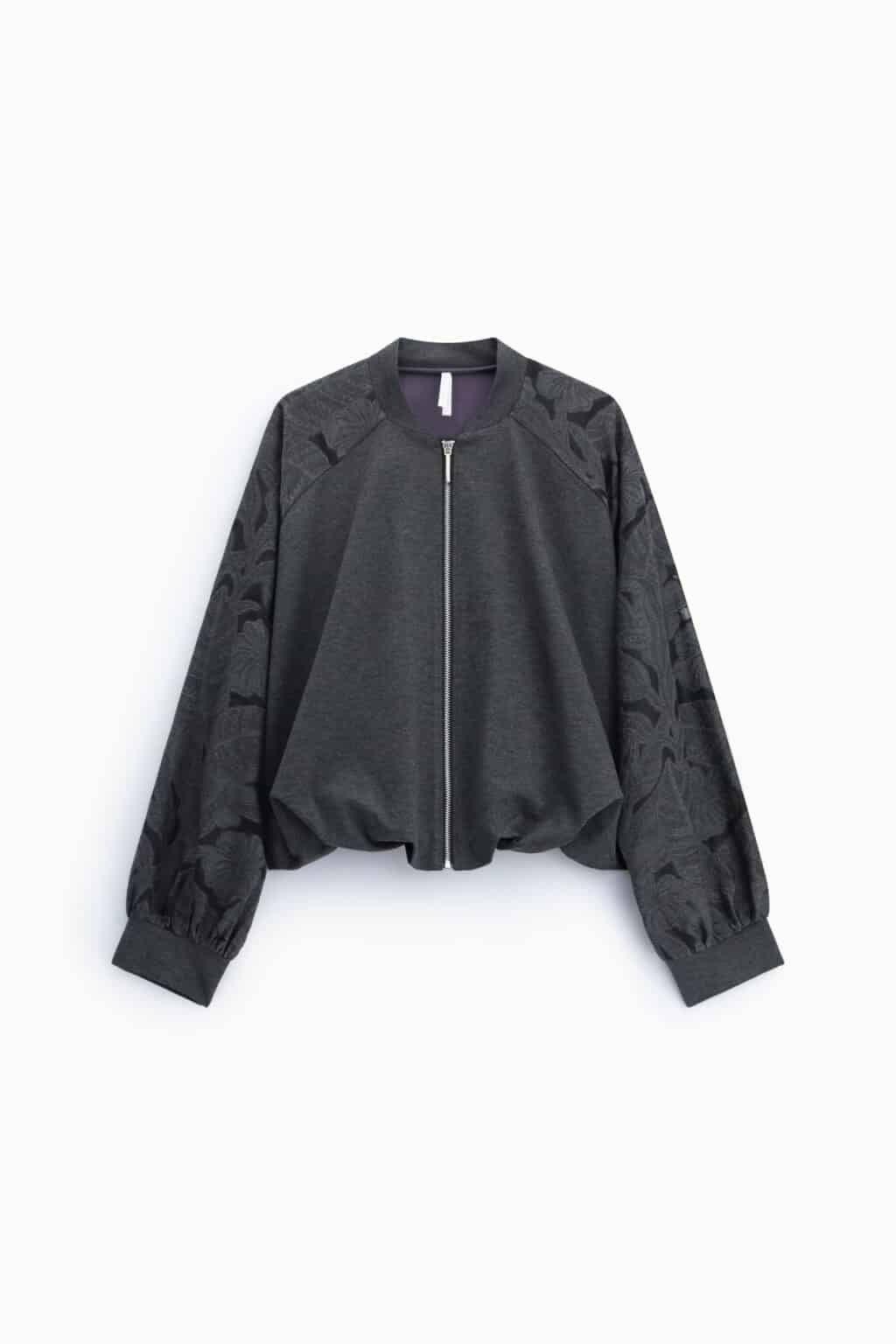 bomber gris fleuri imperial (ted)