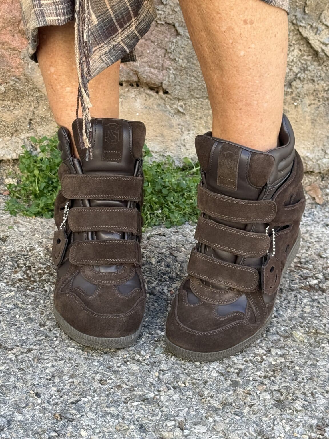 baskets montantes marron chocolat steven madden
