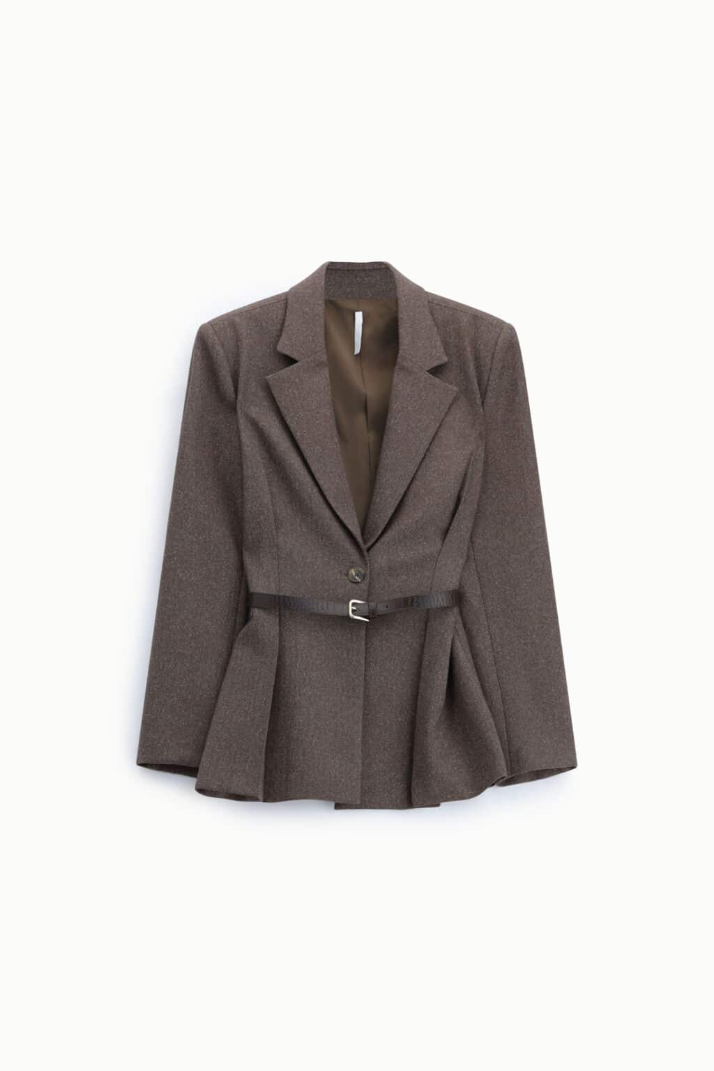 veste blazer cintrée marron imperial
