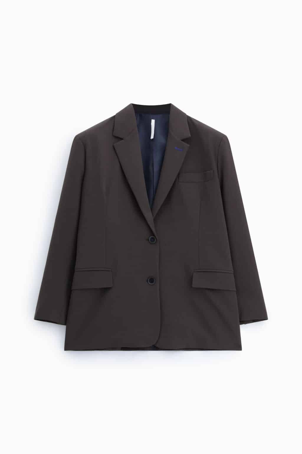 veste blazer oversize bleu électrique imperial
