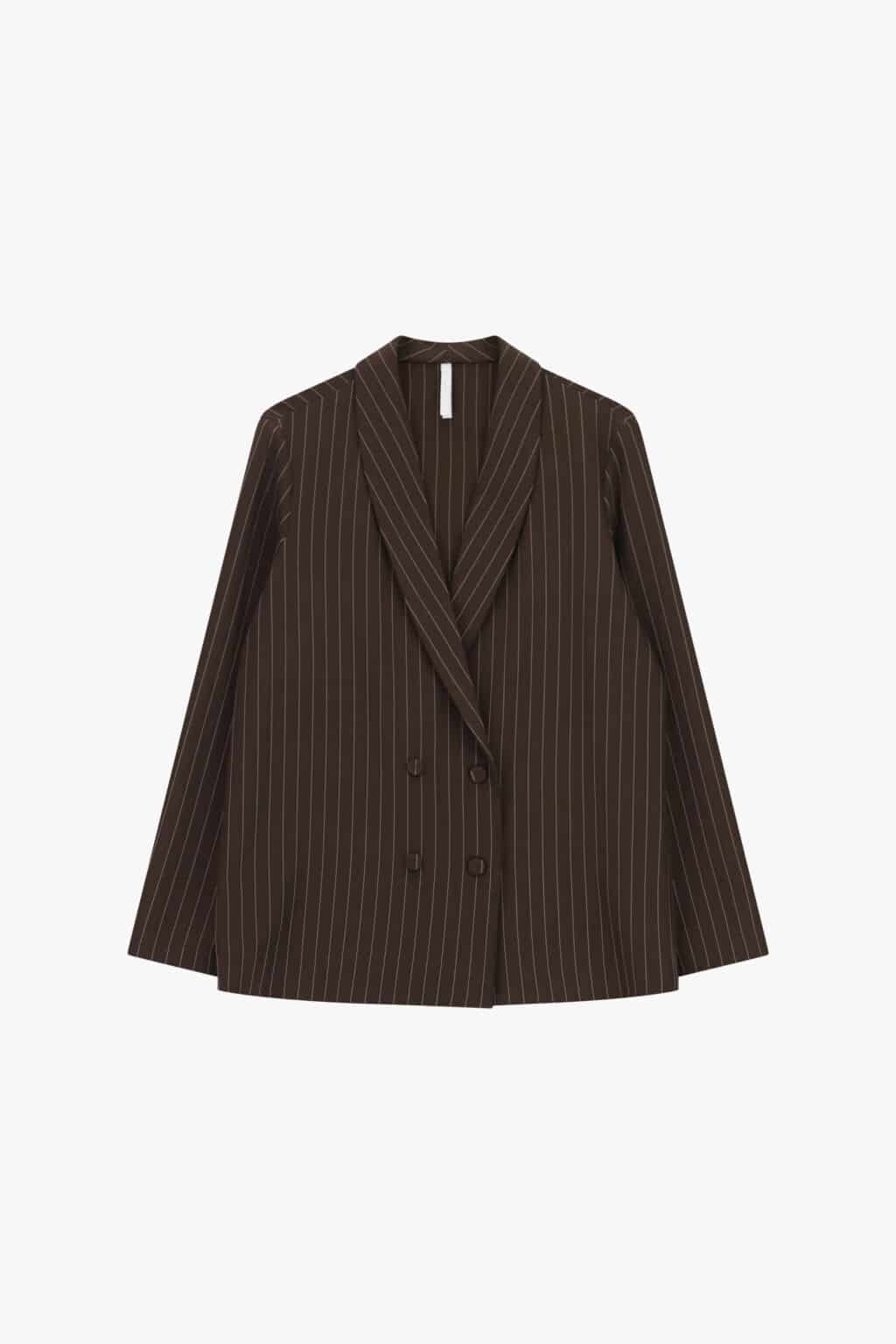 veste blazer croisé marron imperial
