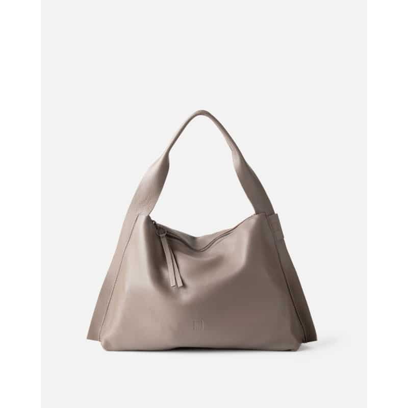 sac bandoulière en cuir stone wann biba