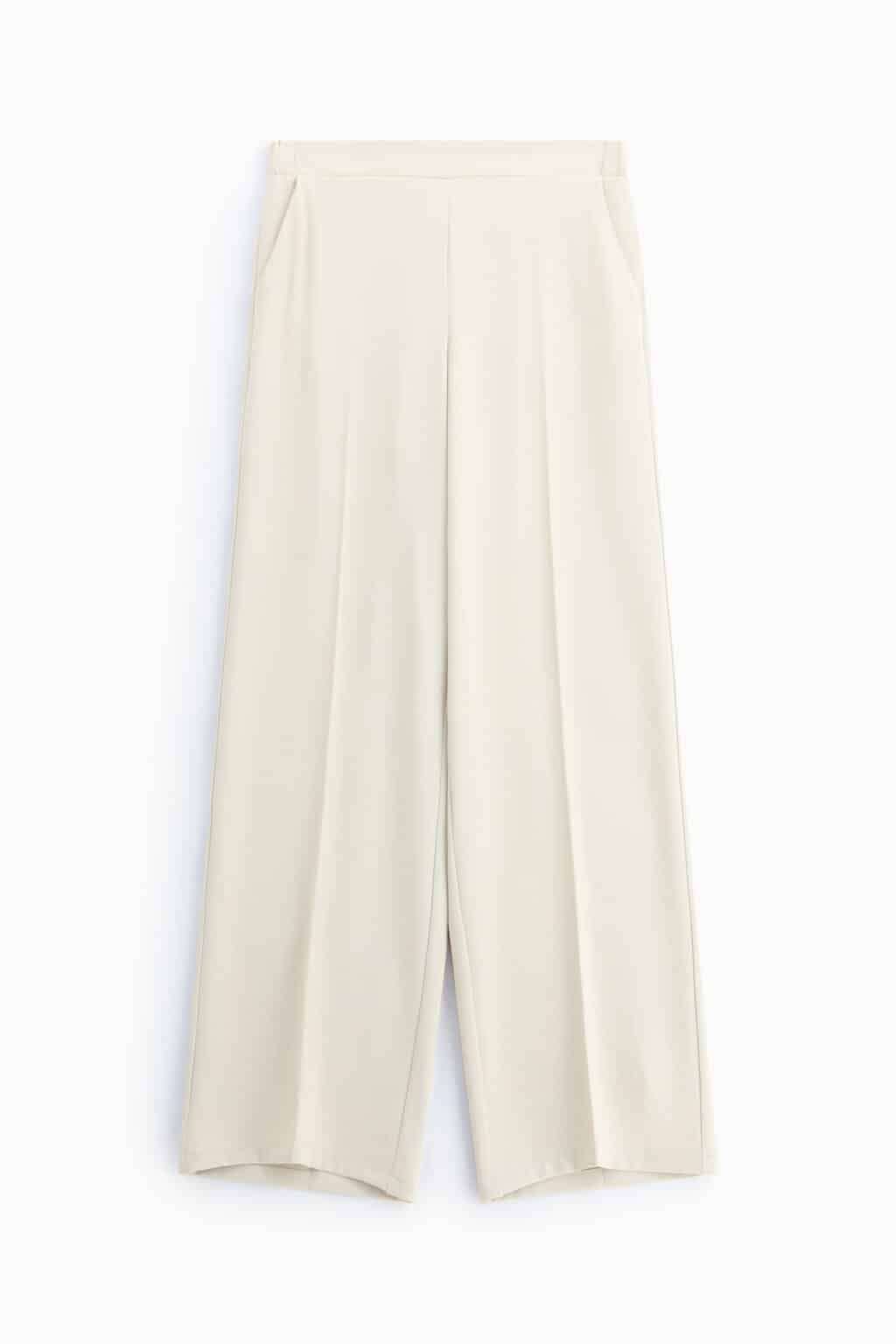 pantalon large fluide kaki imperial