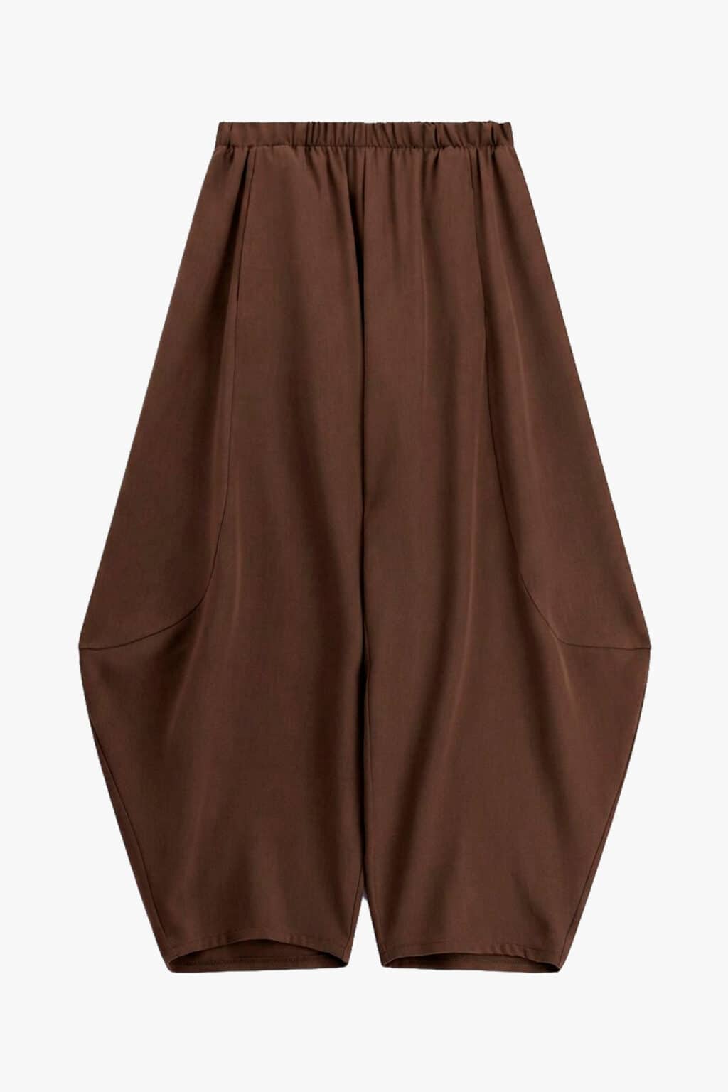 pantalon large fluide moutarde imperial