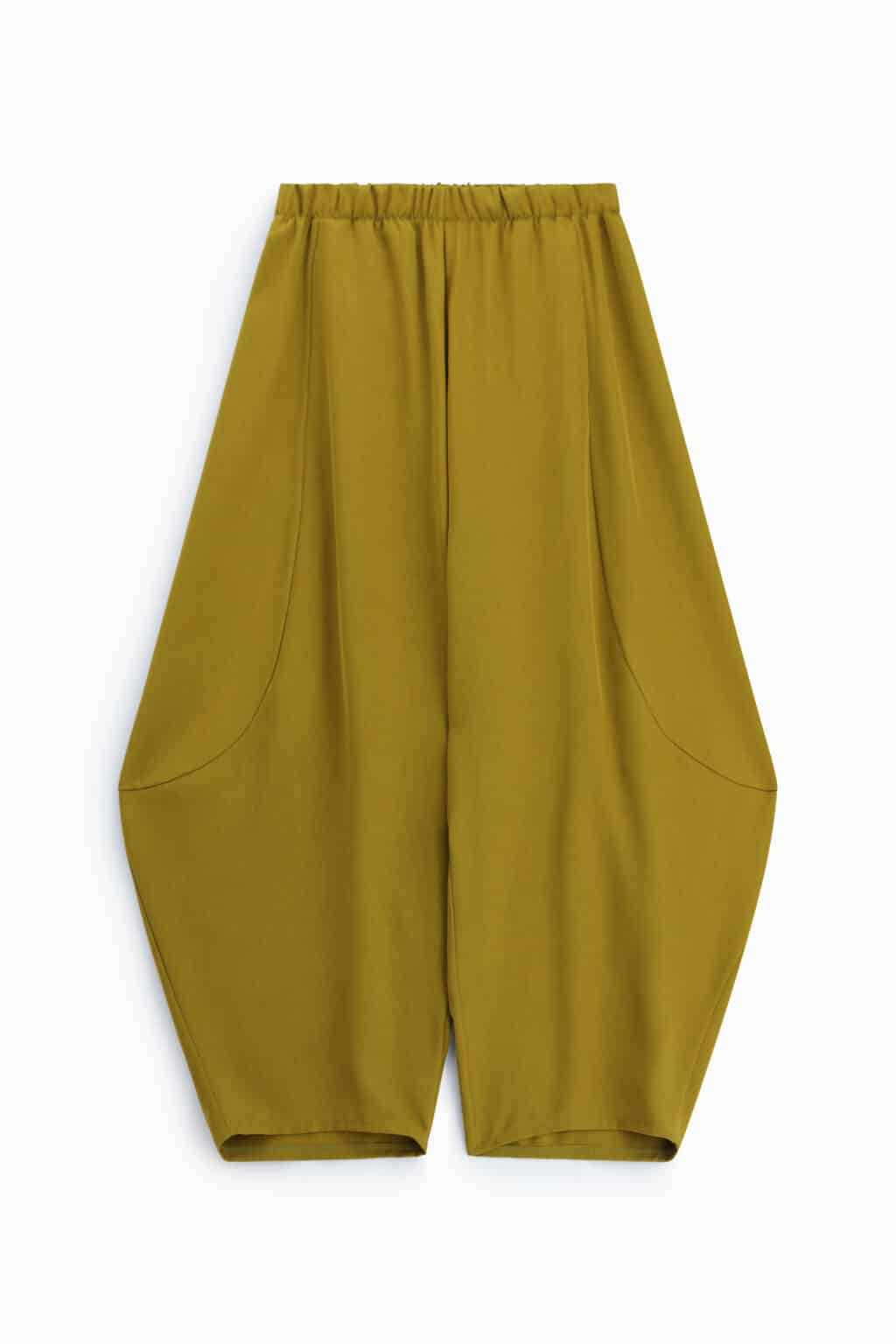 pantalon large fluide moutarde imperial