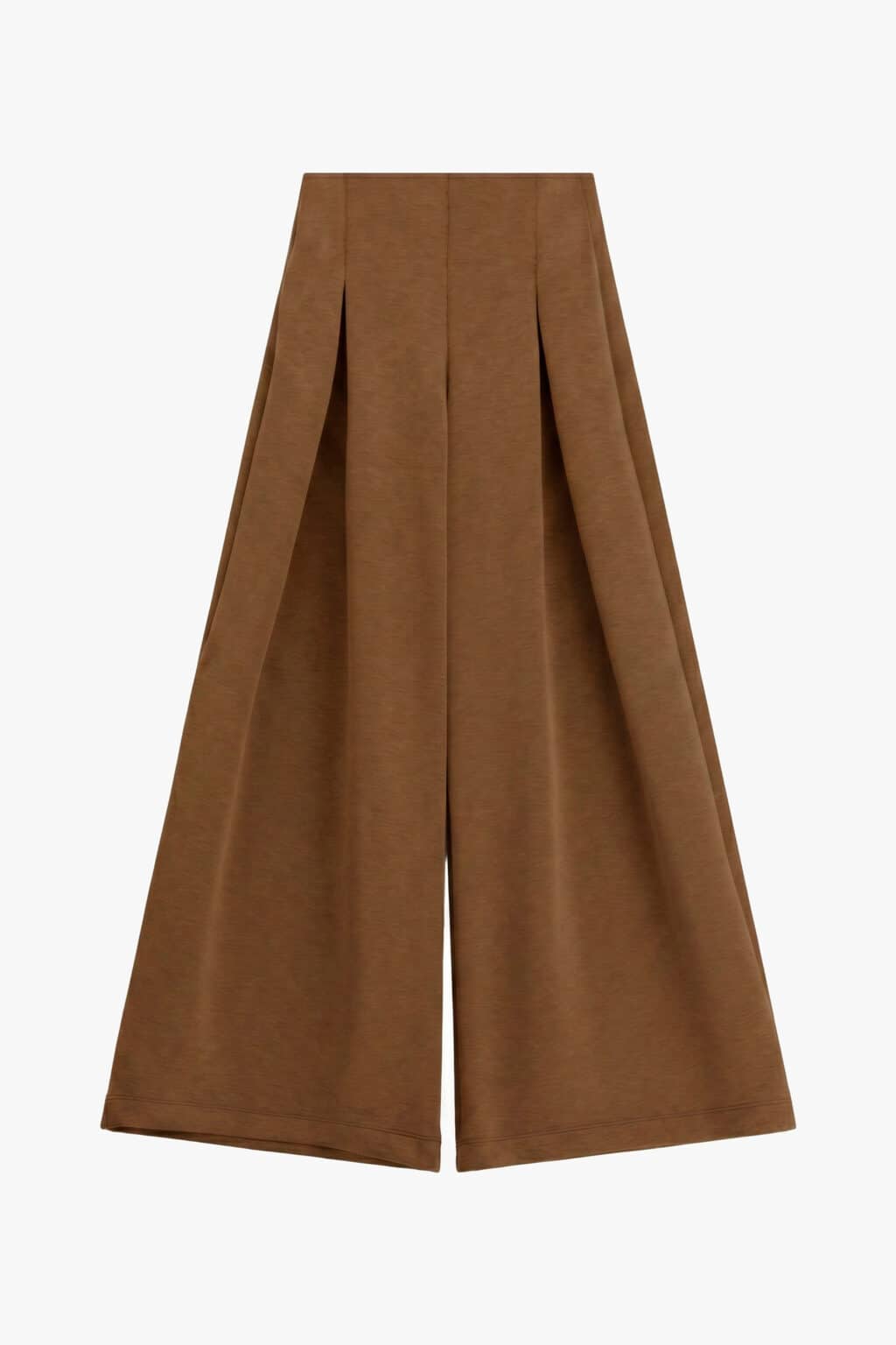 pantalon fluide à pinces kaki imperial