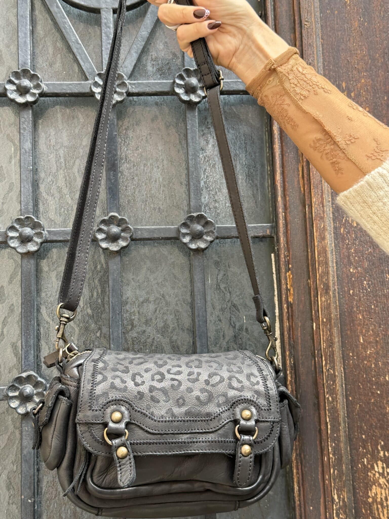 Sac bandoulière en cuir Gardner BIBA