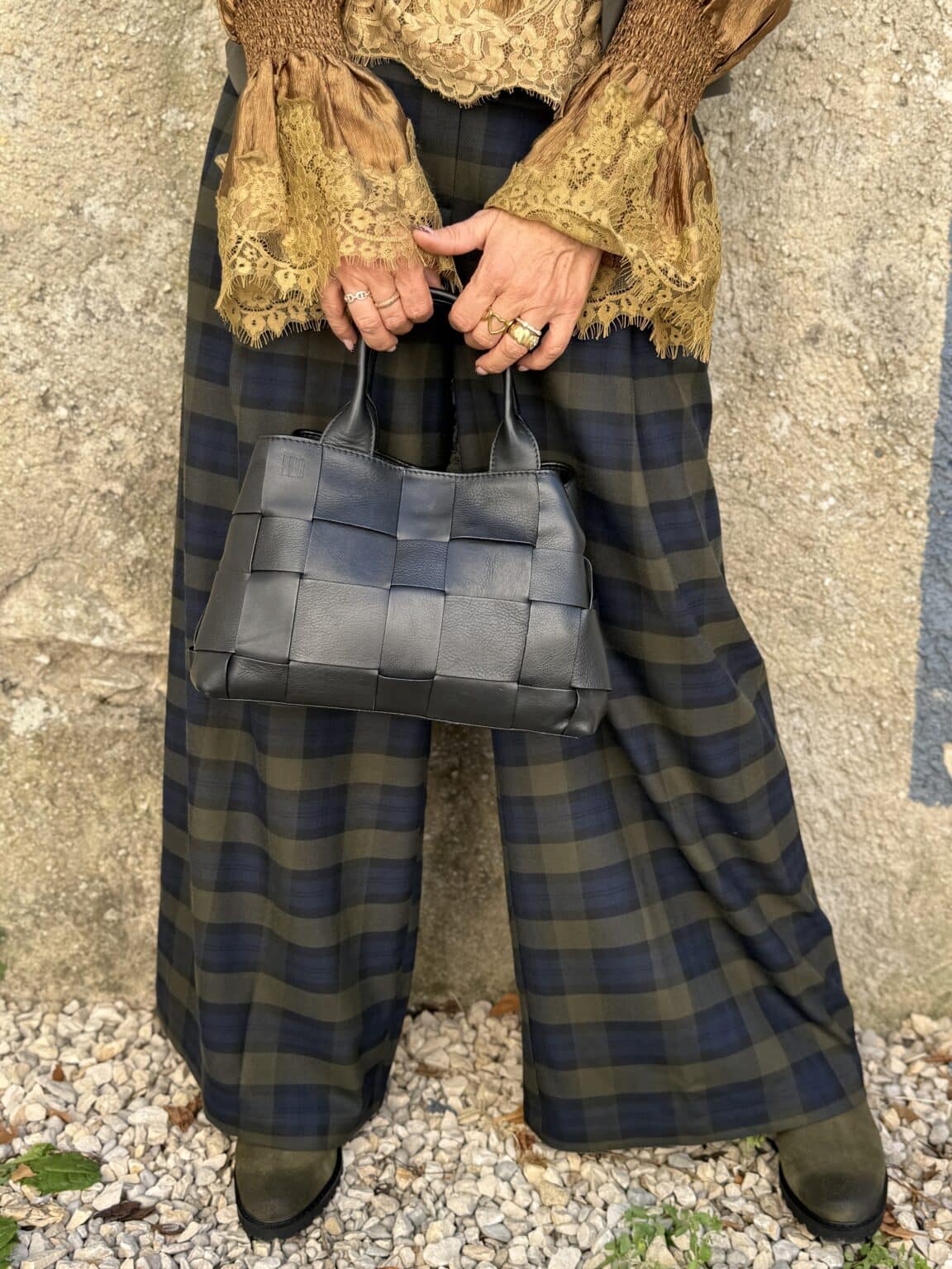 sac bandoulière noir wann biba