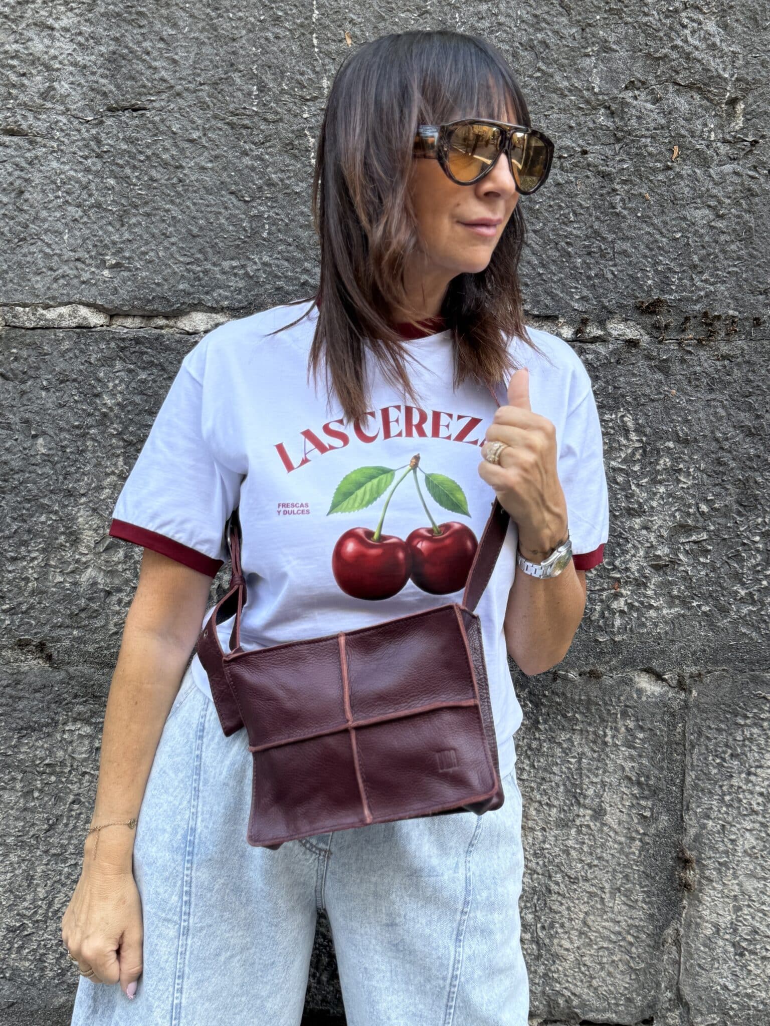 t shirt imprimé cerises dixie (ted)