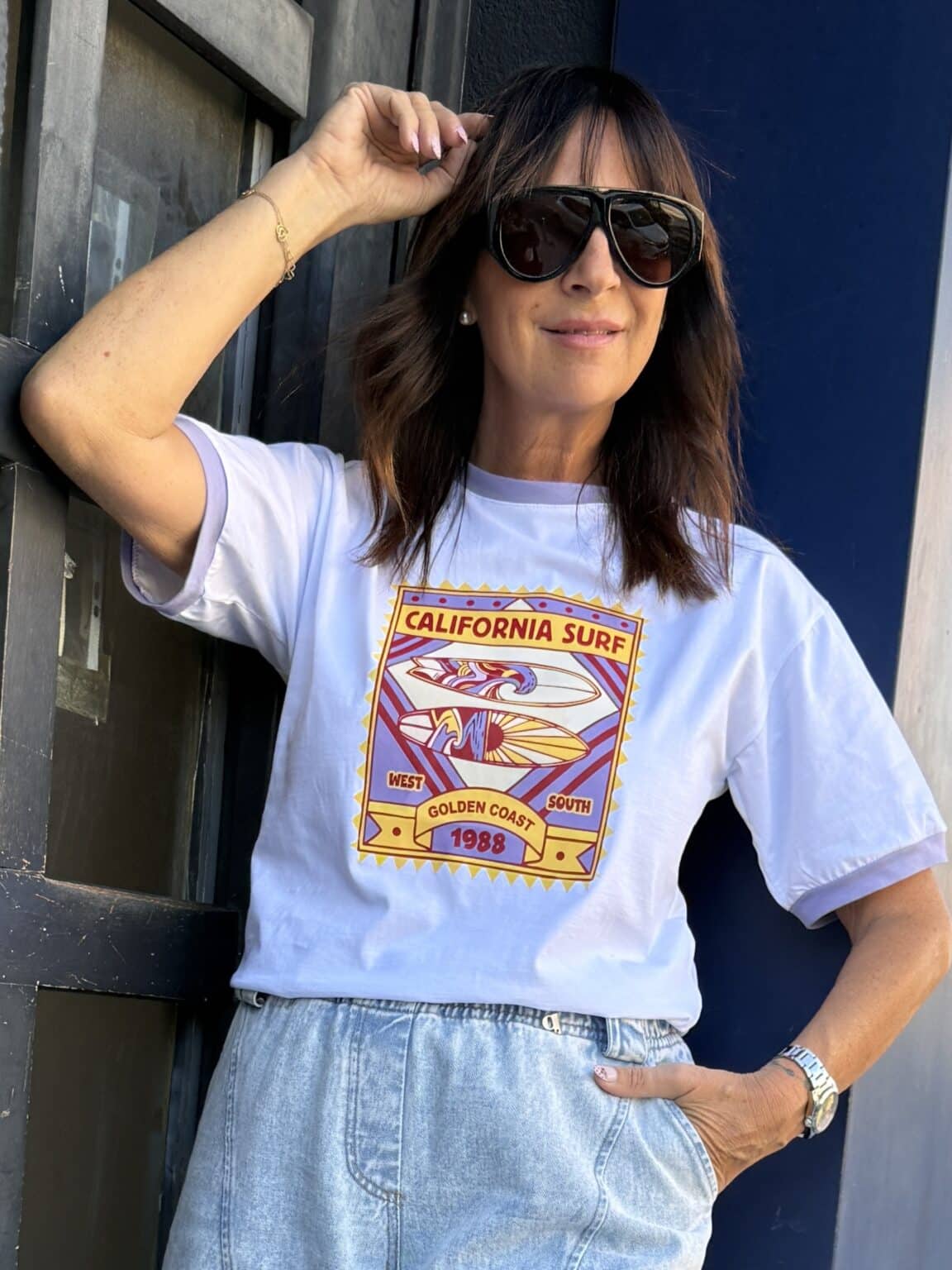 t shirt imprimé california surf (ted)