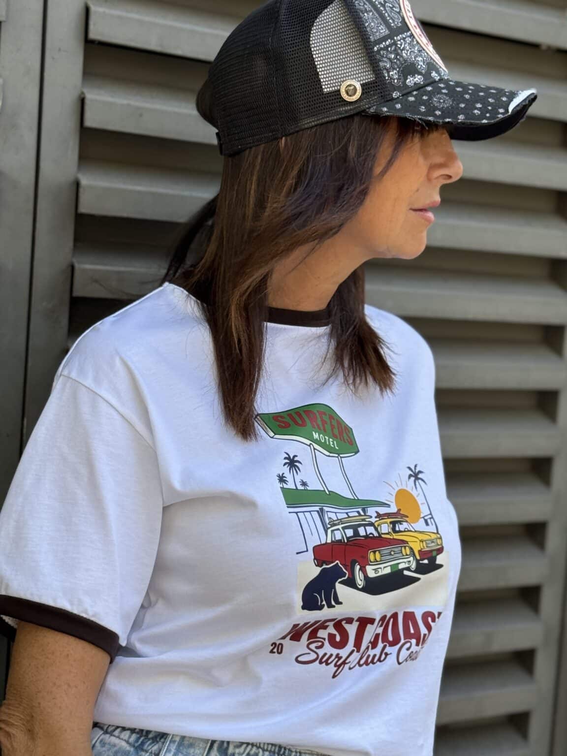 t shirt imprimé west coast dixie (ted)