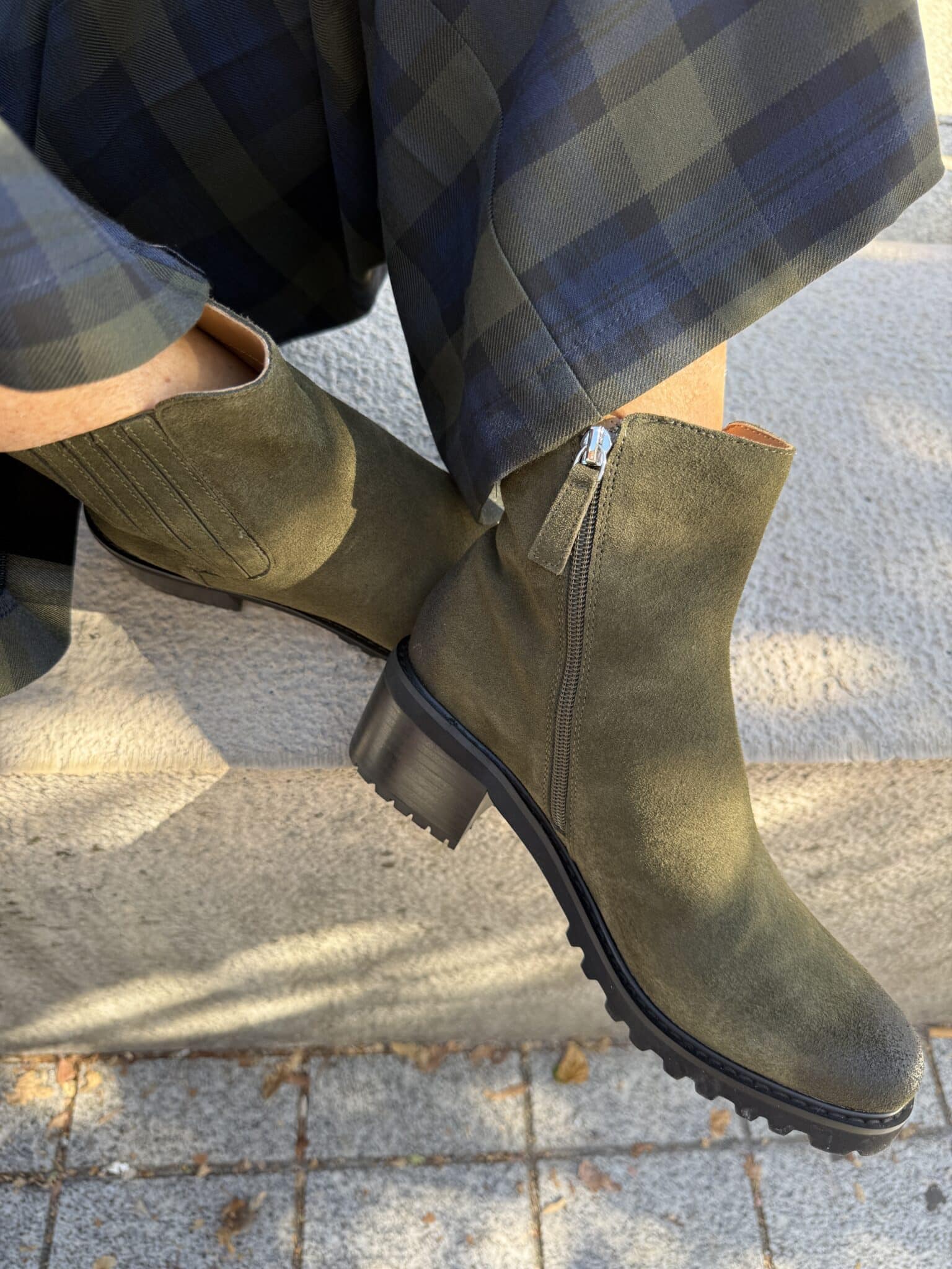 bottines chelsea kaki emilie k