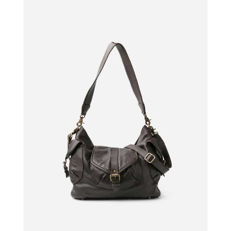 sac bandoulière en cuir kaki biba oley (ted)