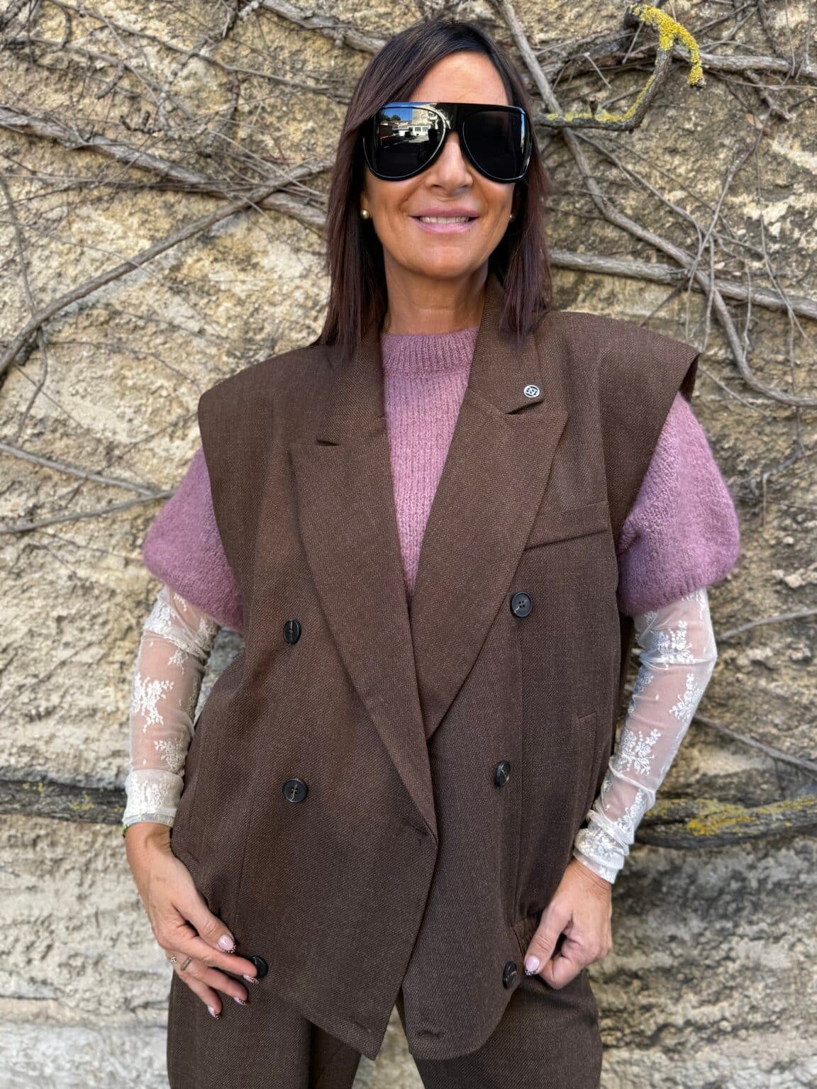 0229004 veste blazer sans manches bsb (maina)