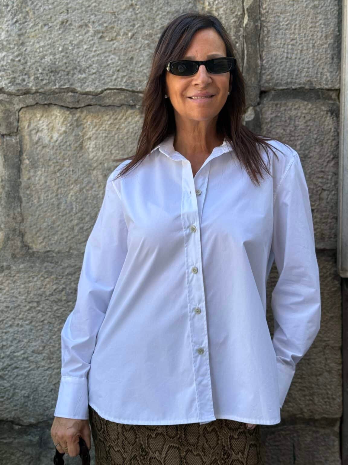 chemise fluide longue blanche saiph (delph)