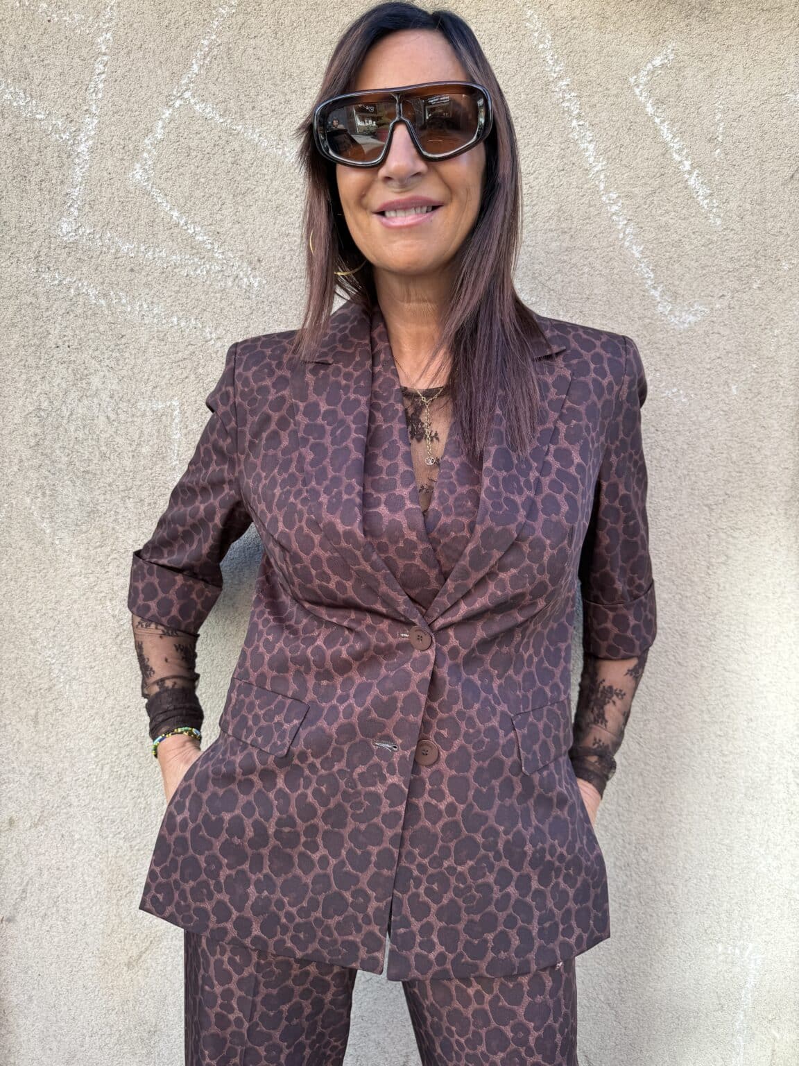 veste blazer imprimé léopard imperial (amb)